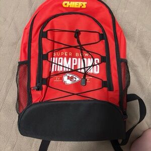 NFL Chiefs Red and Black Backpack